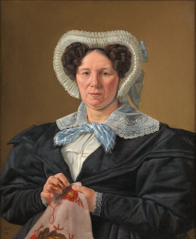 Taiteilijan äiti, Frederikke Eleonore Cathrine Rørbye, os. Stockfleth tekijältä Martinus Rørbye