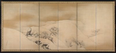 Talvipäivä, 1784. tekijältä Maruyama Okyo