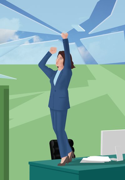 Breaking the Glass Ceiling, 2017 (digitaalinen) tekijältä Mary Ann Smith