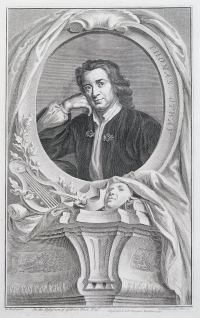 Thomas Otway, kaiverrus Jacobus Houbraken (1698-1780) Amsterdam, 1741 tekijältä Mary Beale