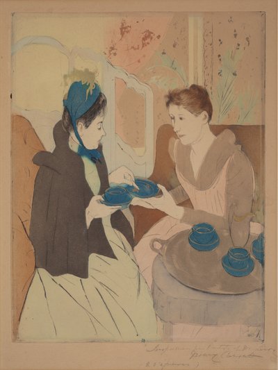 Iltapäivän teekutsut tekijältä Mary Cassatt