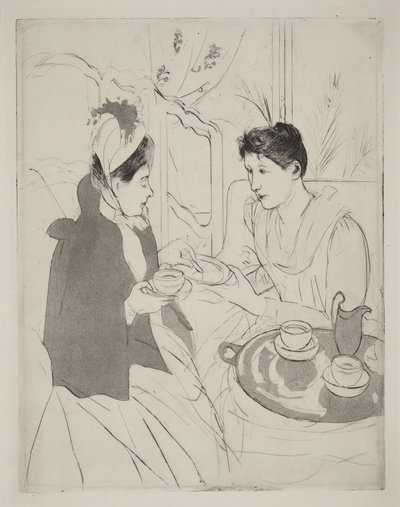 Iltapäivän teekutsut tekijältä Mary Cassatt