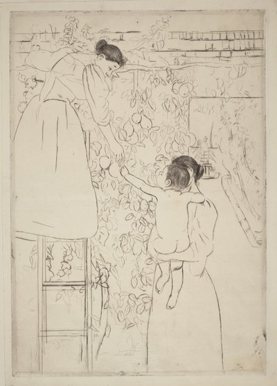 Hedelmien kerääminen tekijältä Mary Cassatt