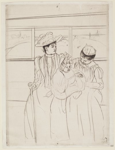 Omnibussissa tekijältä Mary Cassatt