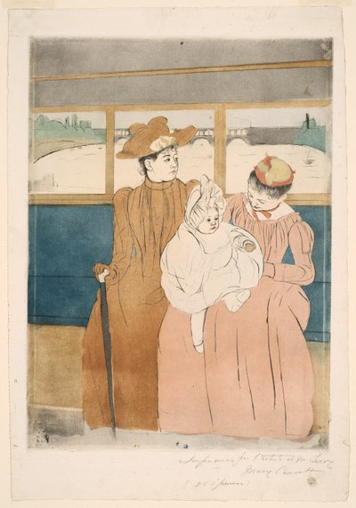Omnibussissa tekijältä Mary Cassatt