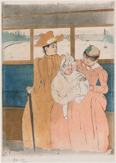 Omnibussissa tekijältä Mary Cassatt