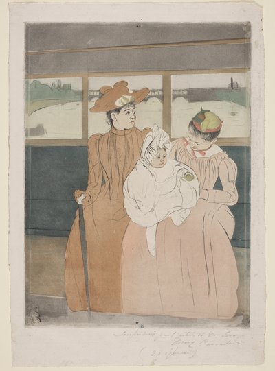 Hevosomnibussissa tekijältä Mary Cassatt
