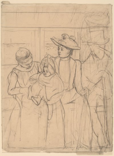 Omnibussissa tekijältä Mary Cassatt