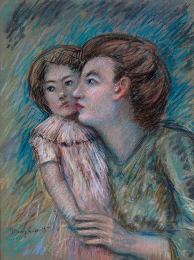 Äiti ja lapsi tekijältä Mary Cassatt