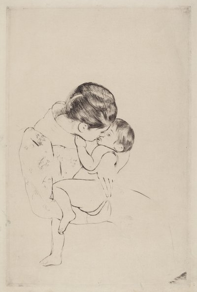 Äidin suudelma tekijältä Mary Cassatt