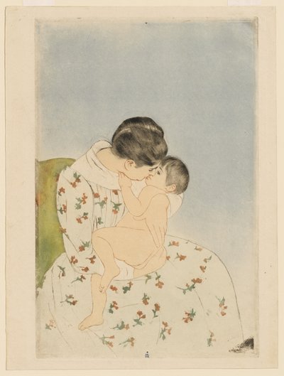 Äidin suudelma tekijältä Mary Cassatt