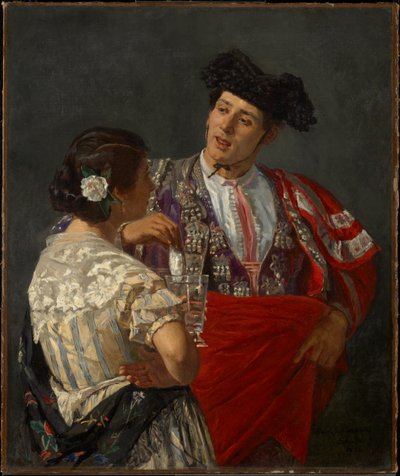 Panalin tarjoaminen härkätaistelijalle tekijältä Mary Cassatt