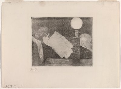 Sanomalehden lukeminen, nro 2 tekijältä Mary Cassatt