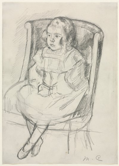 Simone Seated, c. 1903. tekijältä Mary Cassatt