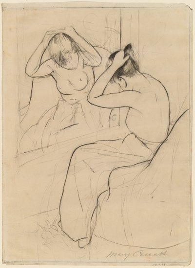 Coiffure tekijältä Mary Cassatt