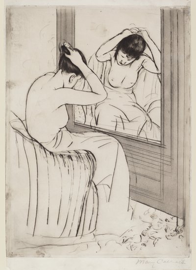 Coiffure tekijältä Mary Cassatt