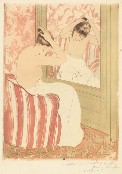 Coiffure tekijältä Mary Cassatt