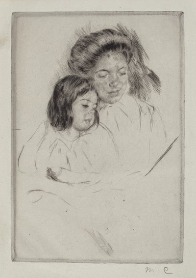 Kuvakirja nro 1, c. 1901. tekijältä Mary Cassatt