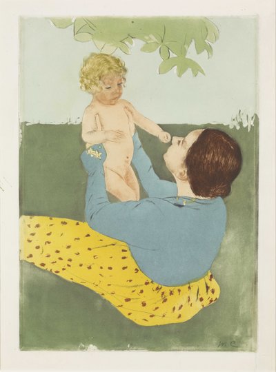 Hevoskastanjapuun alla tekijältä Mary Cassatt