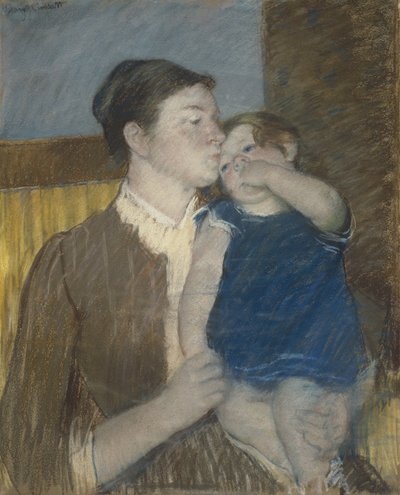Nuori äiti, 1888 tekijältä Mary Cassatt
