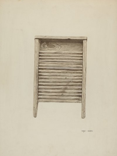 Pesulauta, c. 1940. tekijältä Mary Hansen