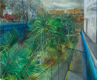 Ladbroke Grove -sulku: 2, Kensal House, 2020 (öljy aluksella) tekijältä Mary Kuper