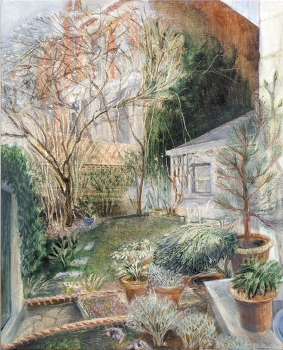 London Garden, 2002 (öljy aluksella) tekijältä Mary Kuper