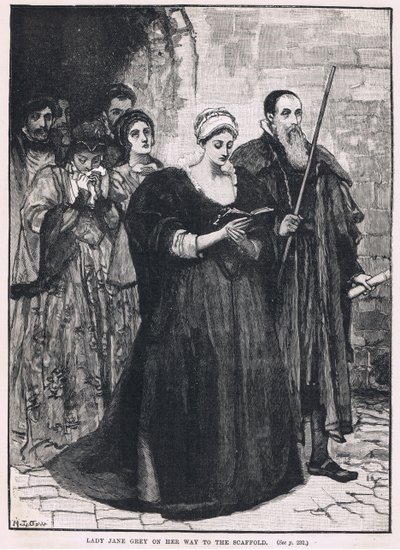 Lady Jane Grey matkalla hirtettäväksi 1554 tekijältä Mary L. Gow