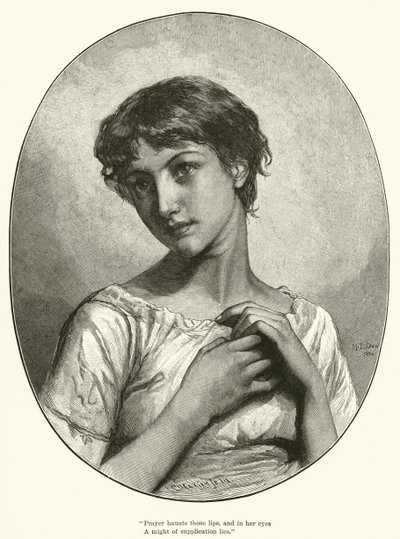 Rukous (kaiverrus) tekijältä Mary L. Gow