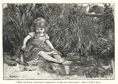 Silas Marner - Tässä istui Eppie ja keskusteli iloisesti oman pienen saappaansa kanssa tekijältä Mary L. Gow