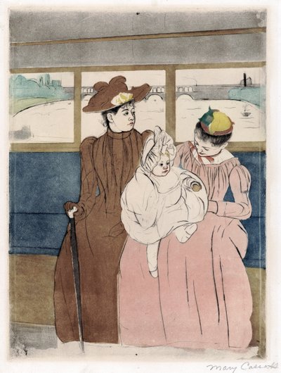 Omnibussissa tekijältä Mary Stevenson Cassatt