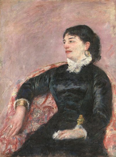 Italian naisen muotokuva tekijältä Mary Cassatt
