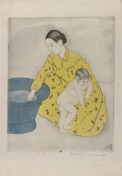 Kylpylä, 1890-91 tekijältä Mary Cassatt