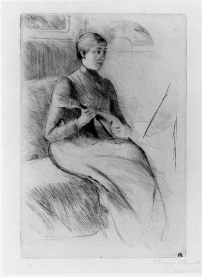 Mandoliinisoitin tekijältä Mary Stevenson Cassatt