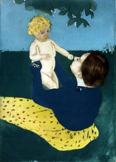 Hevoskastanjapuun alla 1898 Mary Cassatt tekijältä Mary Stevenson Cassatt