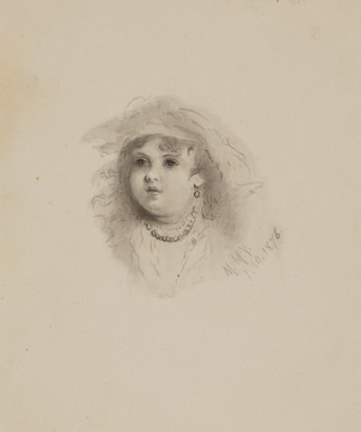 Nimetön (Lapsen pää) tekijältä Mary Vaux Walcott