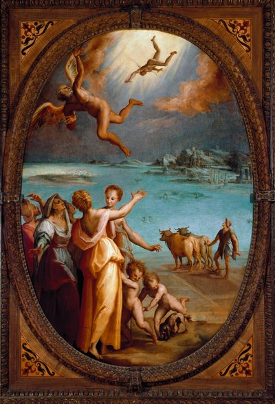 The Fall of Icarus (maalaus tekijältä Maso da San Friano