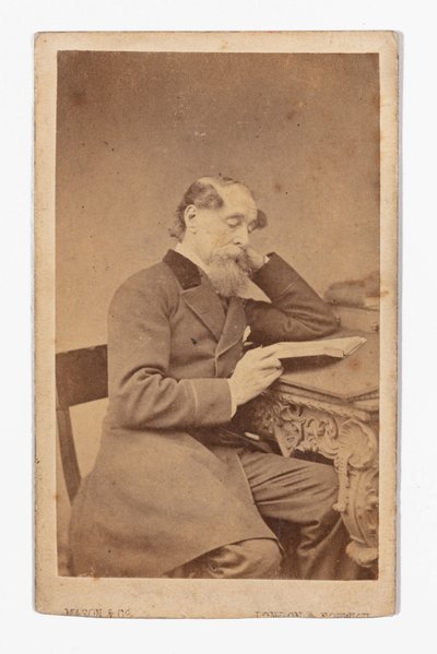 Charles Dickensin Carte-de-visite, Mason & Co tekijältä Mason and Co.