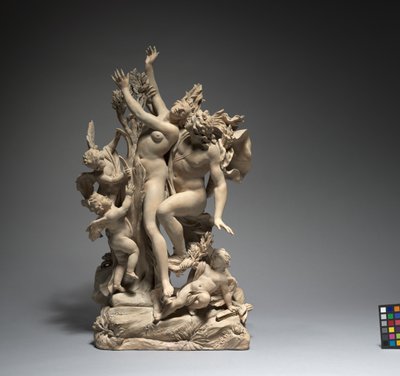 Apollo ja Daphne, noin 1700 tekijältä Massimiliano Benzi Soldani