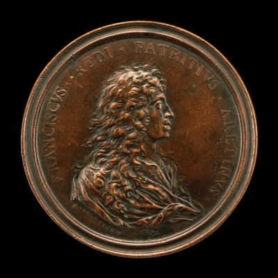 Francesco Redi, 1626-1697, lääkäri ja tiedemies [kannepuoli], 1684. tekijältä Massimiliano Soldani