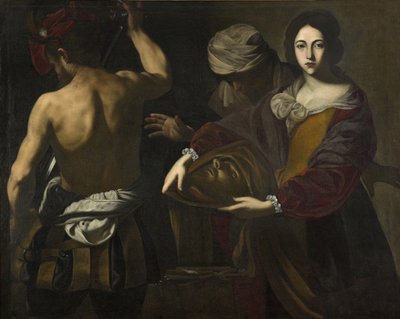 Salome Johannes Kastajan pään kanssa, n. 1620. tekijältä Massimo Stanzione