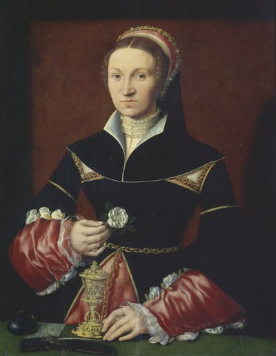 Naisen muotokuva, 1536 tekijältä Master A.W.