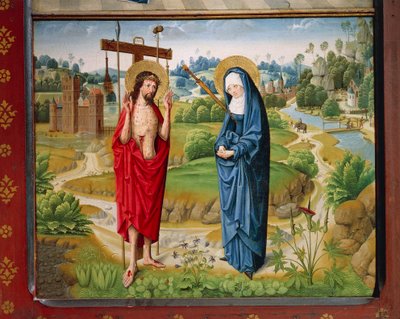 Kristuksen ristiinnaulitseminen, tarinoista Marian elämästä tekijältä Master Aachen