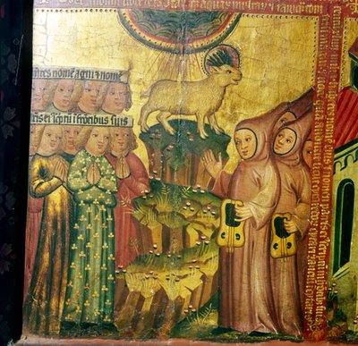 Siionin vuoren lammas, 1300-1400-luku. tekijältä Master Bertram of Hamburg