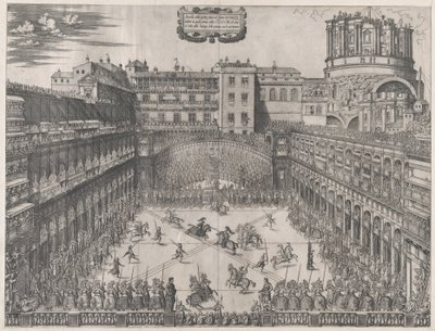 Rooman loiston peili: Vatikaanin turnaus, 1565, 1565. tekijältä Master HCB