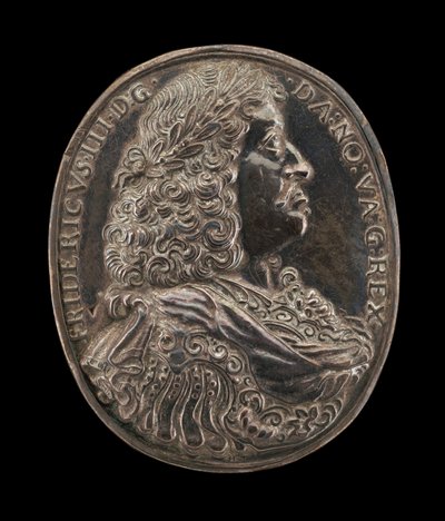 Fredrik III, 1609-1670, Tanskan ja Norjan kuningas 1648 [kannepuoli], n. 1648. tekijältä Master H.L.T.