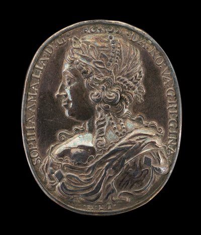 Sophia Amelia, 1628-1685, Frederick III:n vaimo 1643 [käänteinen], n. 1648. tekijältä Master H.L.T.