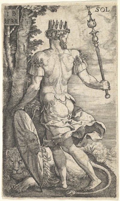 Aurinko jumalista, jotka hallitsevat planeettoja, 1528. tekijältä Master I.B.