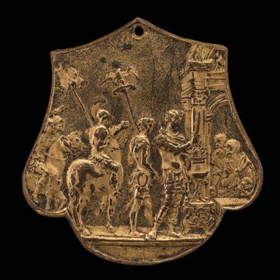Mucius Scaevola, 1400-luvun toinen puoli. tekijältä Master IO.FF.