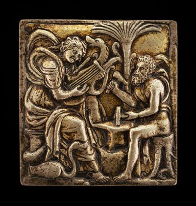 Apollo ja Vulcan, 1500-luku. tekijältä Master I.S.A.